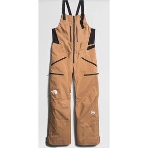 The North Face Women Tsirku GTX GORE TEX Shell Ski Bib Pant Almond $700 XXL Long